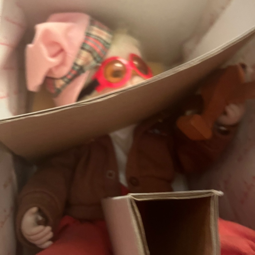 Danbury Mint Tommy Doll with Red Outfit and Accessories